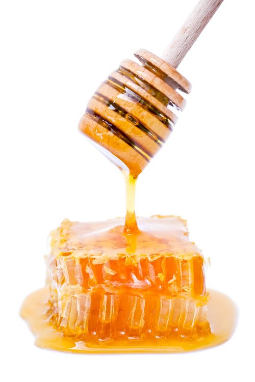 عسل در پاک کننده آرایش